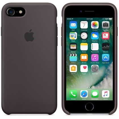 TDG OG SIlicone Case for Apple iPhone SE-Brown