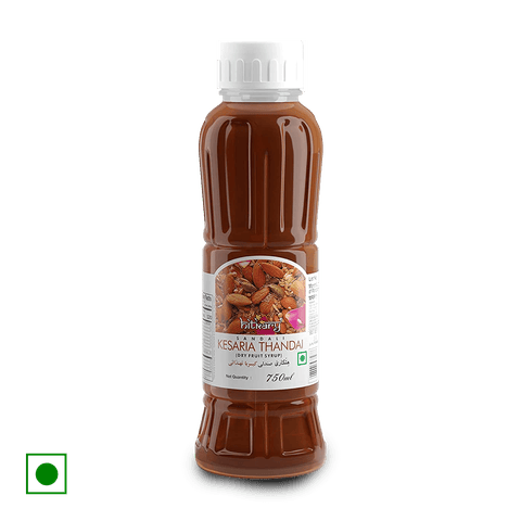 Hitkary Syrup - Sandali Kesaria Thandai Dry Fruit, 750 ml Bottle