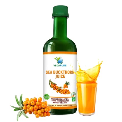 VEDAPURE NATURALS Sea Buckthorn Juice For Healthy Body 500ML