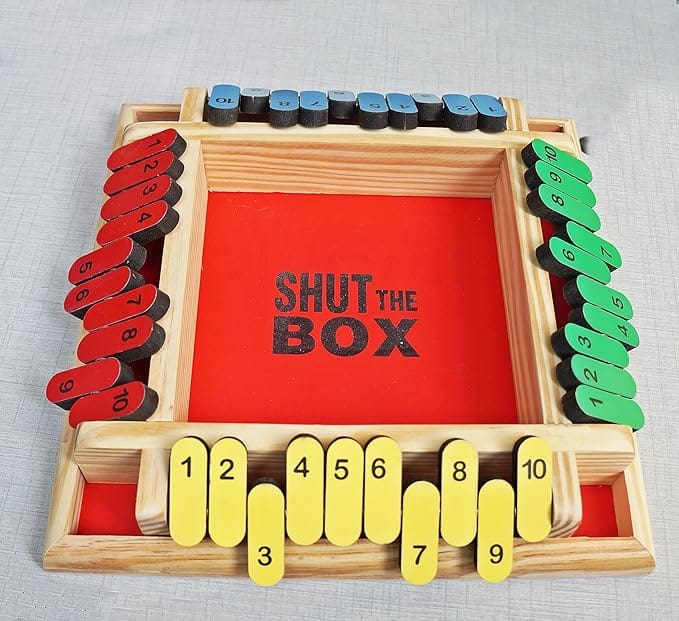 Shut the Box Board Game-Buy 1 Get @999