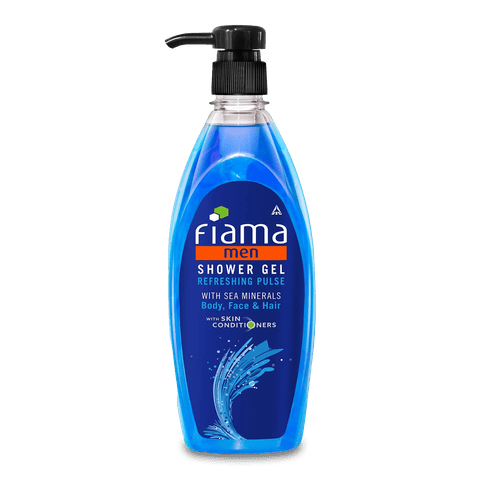 Fiama Shower Gel Refreshing Pulse For Men With Sea Minerals, 500 ml Bottle