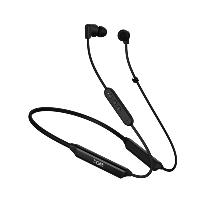 boAt Rockerz Trinity | Wireless Neckband Earphones with Crystal Bionic Sound powered by HiFi®️ DSP, 10mm Drivers, Upto 150 Hours Playback, ASAP™️ Charge, ENx™️ Technology Cosmic Black