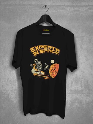 Experts In Space T-shirt-Black / XS