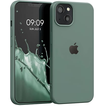 Green Original Silicone case for Apple iphone 13
