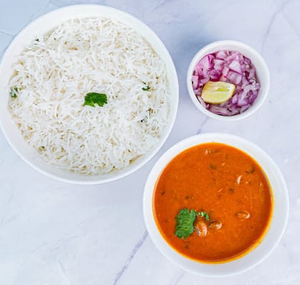 Rajma Masala & Plain Rice
