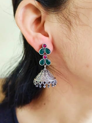Oxidised Dangler Jhumka | Sarichka