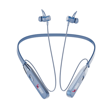 UBON Quick Charge CL-50 Magnetic Switch Wireless Neckband-Blue