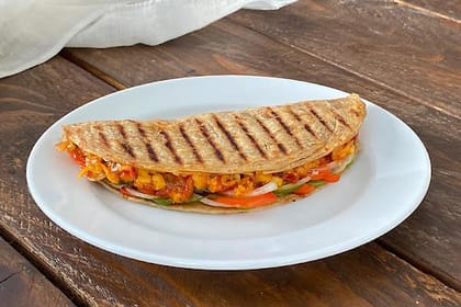 Peri Peri Paneer Breakfast Taco
