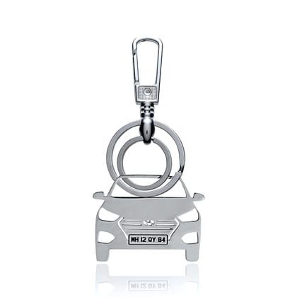 Hyundai Verna Car Keychain-Silver