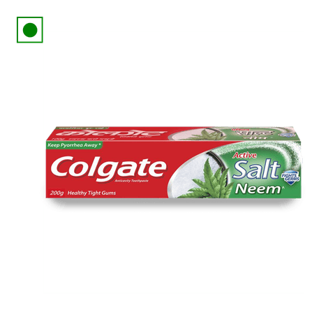 Colgate Active Salt Neem Toothpaste, 200 gm Box