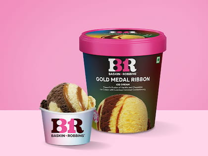 Gold Medal Ribbon Ice Cream (Factory Sealed 450 Ml)