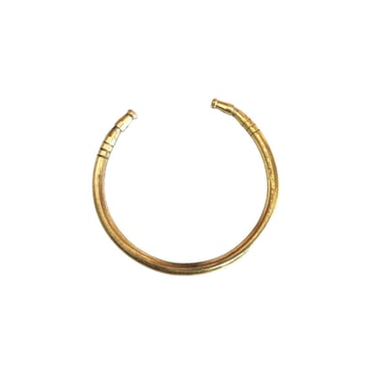 Gold Plated Brass Bangle Cuff Kada for Men (3586)