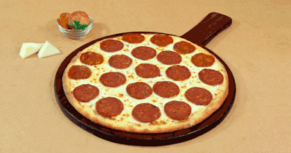 Real Pepperoni Pizza [7" Regular] __ Thin Crust