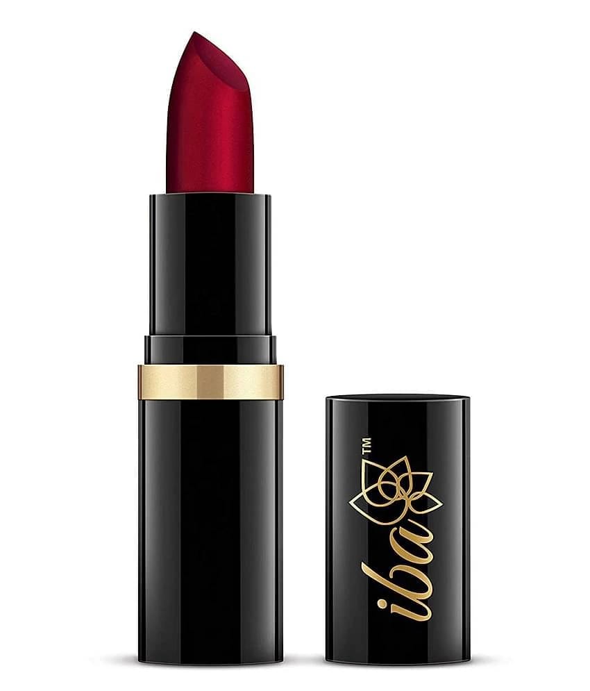 Iba Ruby Red Matte Lipstick 4