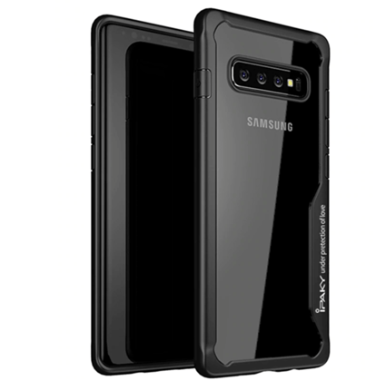 Shockproof silicone protective transparent Case for Samsung S10 plus