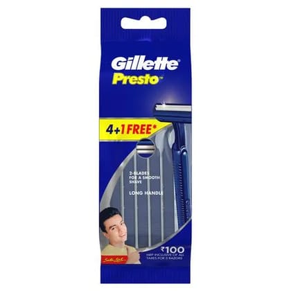 Gillette Presto Razors 4+1 Pack