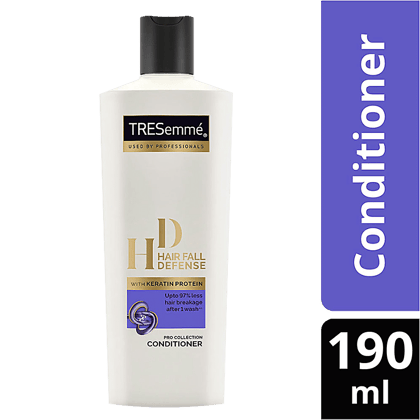 Tresemme Hair Fall Defense Pro Collection Conditioner - With Keratin Protein, Upto 97% Less Hair Breakage After 1 Wash, 190 Ml(Savers Retail)