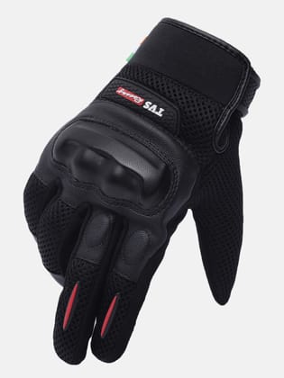 TVS Racing Riding Gloves (Black )