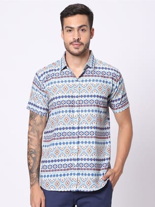 Classic Fit Ethnic Motifs Printed Casual Shirt
