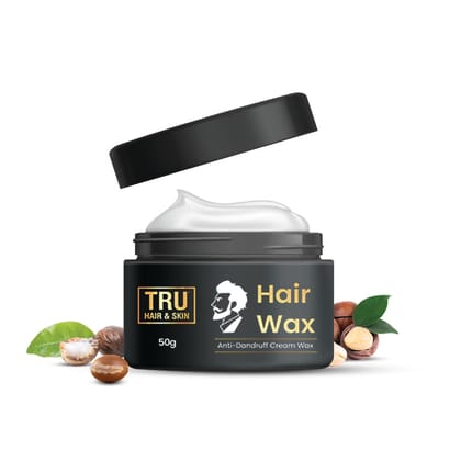 Hair Wax Cream For Men | Easy To Spread And Strong Hold For 12hrs + Anti - Dandruff | 50 gm wax cream| KEOFF-FREE