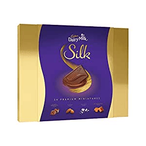 Cadbury Dairy Milk Silk Miniatures Chocolate Gift Box, 240 gm