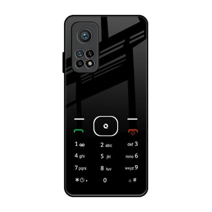 Classic Keypad Pattern Glass Case for Xiaomi Mi 10T Pro