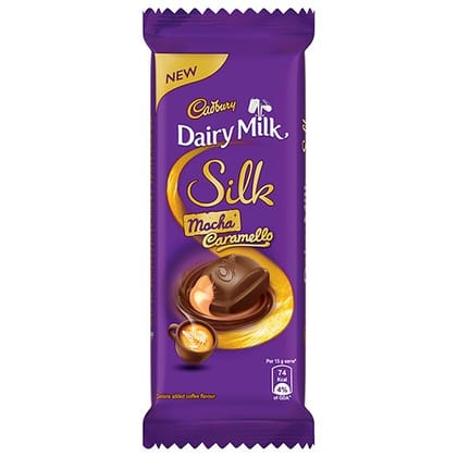 Cadbury Dairy Milk Silk Mocha Caramello Chocolate Bar, 60G - Pack Of 6