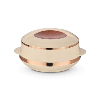 Asian Olympic Elite Pearl Insulated Casserole | Cream | 1 Pc Rose Gold