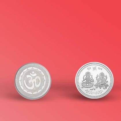 866 Pure Silver Coin for Gift & Pooja