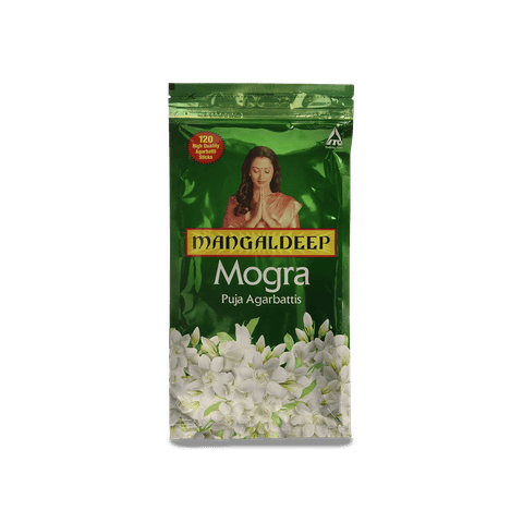 Mangaldeep Mogra Agarbatti - Zip Locked, 139 gm Pouch