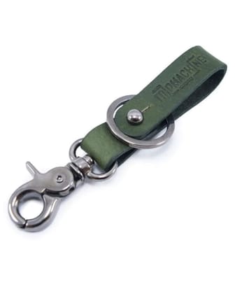 key fob with metallic black-army green / in