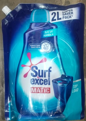 Surf Excel matic liquid top load pouch 2 L