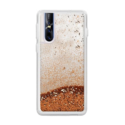 Gold Snow Globe Glitter case for Vivo-Vivo V15 Pro
