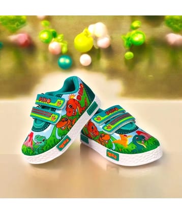 COOLZ - Sea Green Boys Sneakers ( 1 Pair ) - None