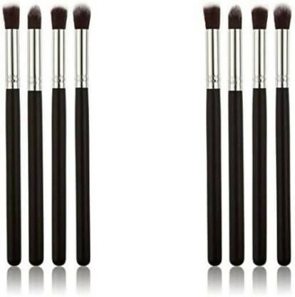 Bingeable 4 Pieces Professional Makeup Brushes Set Soft Synthetic Multi Purpose Makeup Brushes Set (PACK OF 2) (Black\Multi Color) (Pack of 4)