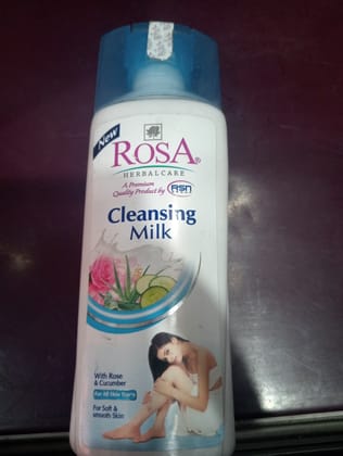 rosa Cleansing Milk With rose & cucumber body lotion 
