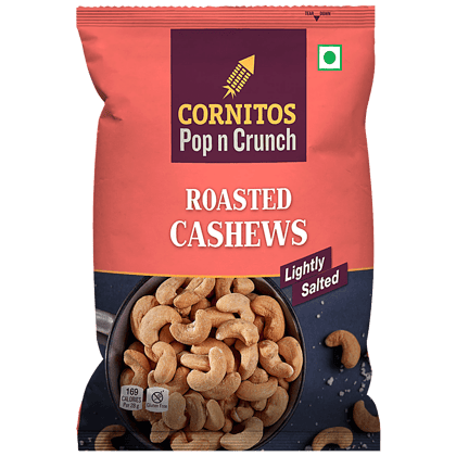 Cornitos Lightly Salted Roasted Cashews, 25 G Pouch