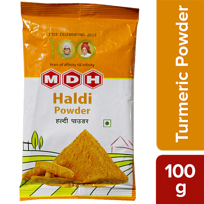 Mdh Powder - Haldi, 100 G Poly Pack(Savers Retail)