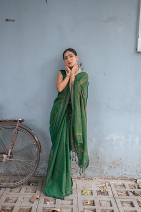 Shine in party Handloom Saree