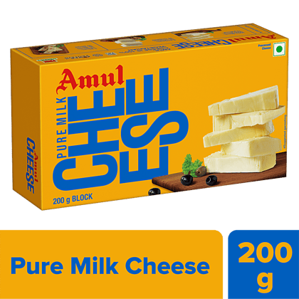Amul Processed Cheese Block, 200 G Carton(Savers Retail)