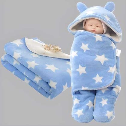 Wearable Blanket and Star Wrapper Durable Cotton for Baby Boys & Girls(Assorted Color)