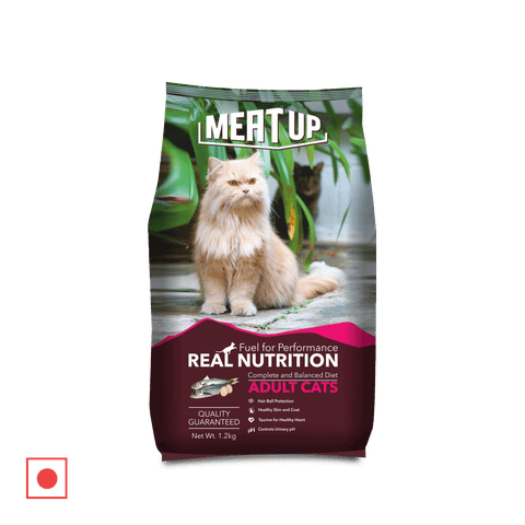Meat Up Real Nutrition Ocean Fish Adult Dry Cat Food(B1G1 Free), 2.4 kg Bag
