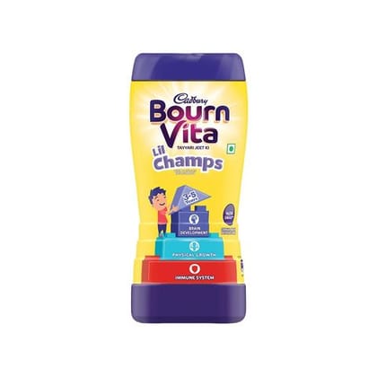 Bournvita Lil Champs Chocolate Health Drink, 500 gm Bottle