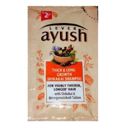 Ayush Hair Shampoo Thick & Long Growth Shikakai 5.5ml
