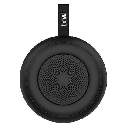 Stone 135 | Portable Bluetooth Speaker with up to 11 Hours Playback & 5W RMS Immersive Sound, IPX 4 Water Resistant Active Black