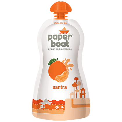 Paper Boat Santra - Orange Juice, 150 Ml Doy(Savers Retail)