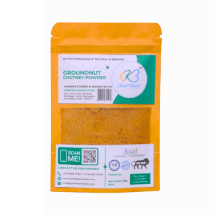 Good Heart Groundnut Chutney Powder - 50 Gram