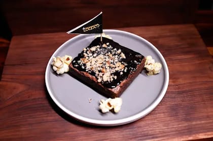 Walnut Brownie Slice