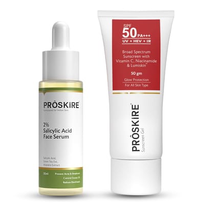 Salicylic Acid Serum with Sunscreen Gel SPF 50