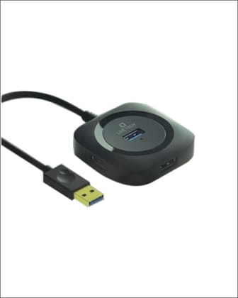 Live Tech Nexa 4 USB Hub 3.0 Nexa USB Hub 4 USB 3.0 USB Hub (Black)
